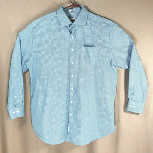 Peter Millar Blue Men's Dress Shirt Size XXL